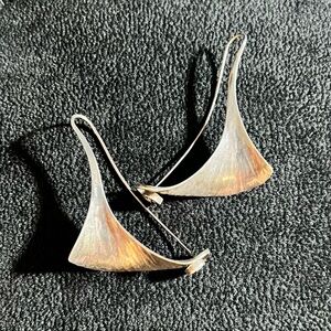 Unique Artwork Silver Earrings